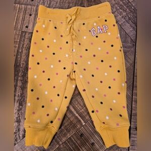 GAP Kids Yellow Starry Sweatpants